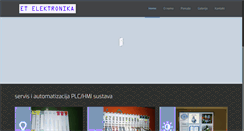 Desktop Screenshot of et-elektronika.hr